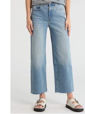 Madewell The Perfect Vintage Wide Leg Crop Jeans